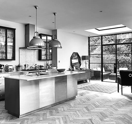 Luxurious kitchen in modern London house