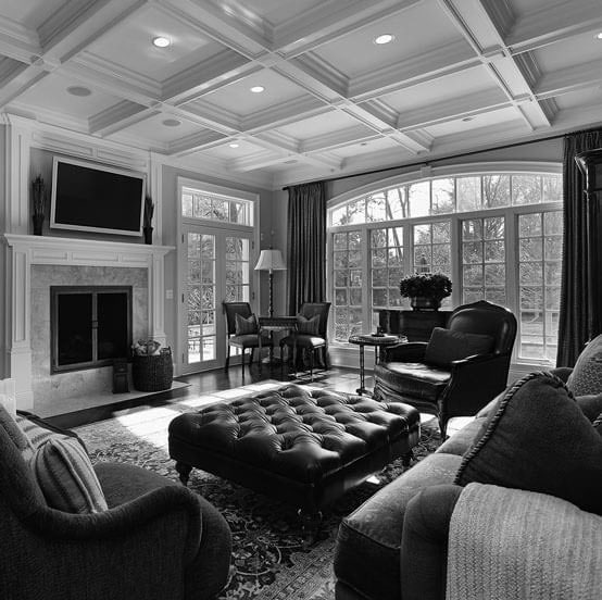 A living room in a luxury property in London which is managed by the London Management Company whilst the owners are abroad.