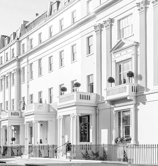 Elegant luxury residential building in Knightsbridge, London - premium property services